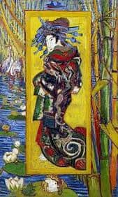 The courtesan quadro dipinto van gogh