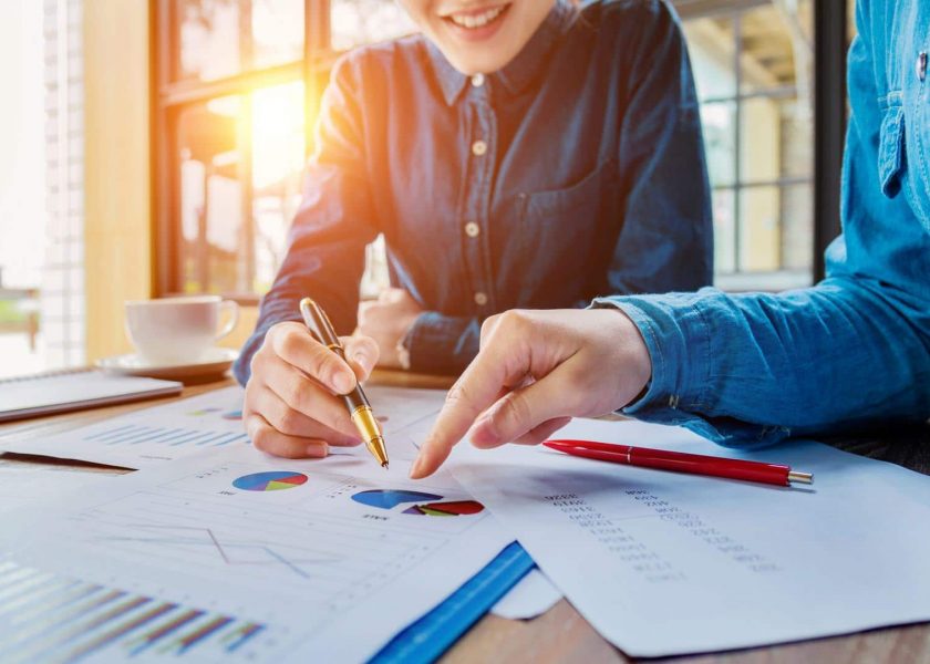 descrivere grafici in inglese